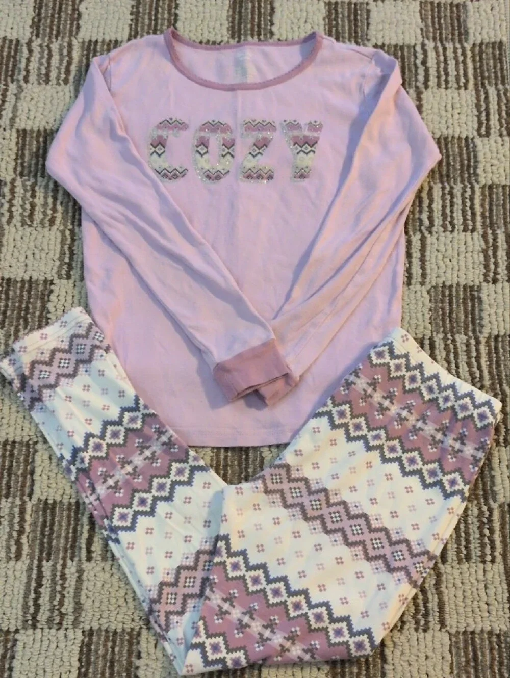 Carter's Lavender Girls 2-Pack Pajama Set💜🤍💜🤍